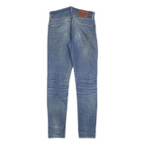 LEVI'S Mens Slim Fit Blue Denim Slim Jeans W30 L31 Classic Zip Cotton Blend