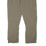 ICEPEAK Womens Polyester Blend Beige Regular Fit Trousers W32 L28 Outdoor Zip