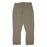 ICEPEAK Womens Polyester Blend Beige Regular Fit Trousers W32 L28 Outdoor Zip