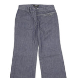 EXPRESS Womens Regular Fit Blue Denim Straight Jeans W28 L32 Zip Closure