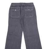 EXPRESS Womens Regular Fit Blue Denim Straight Jeans W28 L32 Zip Closure