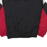 PUMA Mens Black & Red Polyester Blend Zip Jacket L Colourblock Casual Sportswear