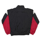 PUMA Mens Black & Red Polyester Blend Zip Jacket L Colourblock Casual Sportswear