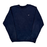 Nike Sweatshirt - Large Navy Cotton