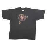 FRUIT OF THE LOOM Mens Black Princeton University Picnic Graphic T-Shirt XL