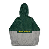 Packers Nfl Windbreaker - Large Gray Polyester