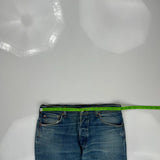 501 Levis Jeans - 36W 32L Blue Cotton