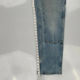 Carhartt Double Knee Carpenter Jeans - 27W 32L Light Wash Cotton