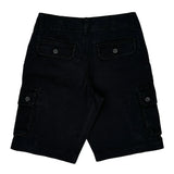 Urban Pipeline Cargo Shorts - 30″ Waist Black Cotton