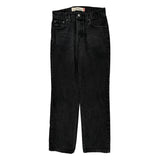 Levis Slim Fit Jeans - 30W 32L Black Cotton