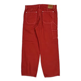 Levis Carpenter Trousers - 34W 31L Red Cotton