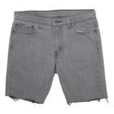 LEVI'S Mens Grey Casual Denim Cut-Off Shorts M W33