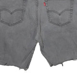 LEVI'S Mens Grey Casual Denim Cut-Off Shorts M W33