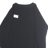 GENUINE MERCHANDISE Mens Black Giants Baseball Club Long Sleeve Crew Neck