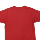 CARHARTT Mens Red Graphic T-Shirt M Short Sleeve Crew Neck Logo Print