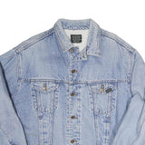 UNITED COLORS OF BENETTON Mens Blue Denim Jacket XL Woven Button Classic Casual