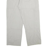 LET'S GO Mens Regular Fit Beige Cotton Trousers W40 L32 Casual Outdoor Zip