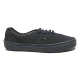 VANS Authentic Womens Black Cotton Blend Low Top Trainers UK 7 Classic Skatewear