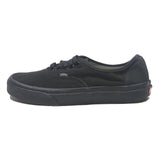 VANS Authentic Womens Black Cotton Blend Low Top Trainers UK 7 Classic Skatewear