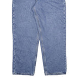 CARHARTT Mens Relaxed Fit Straight Denim Light Blue Zip Jeans W36 L30 Durable