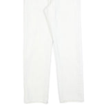 LEVI'S 501 Womens White Regular Straight Denim Raw Woven W26 L28 Classic Cotton