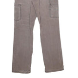 CARHARTT Womens Classic Cotton Blend Brown Trousers W30 L30 Workwear Utility Zip