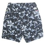 LEVI'S Mens Shorts Black Floral Print XS W26 Cotton Blend Casual Relaxed Fit