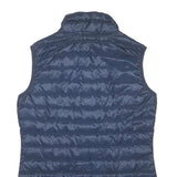 JACK WOLFSKIN Womens Navy Blue Lightweight Quilted Jacket S Polyester Blend Zip