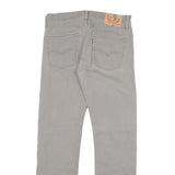 LEVI'S 510 Mens Jeans Grey Slim Skinny Denim W31 L30 Classic Cotton Blend Zip