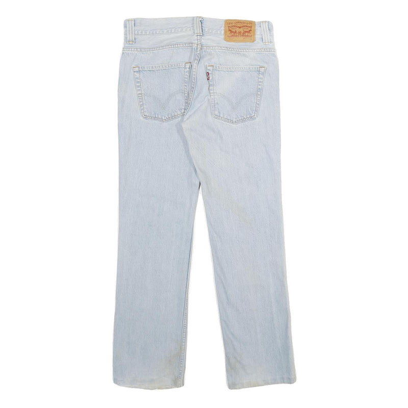 LEVI'S 511 Slim Mens Jeans Blue Slim Straight Denim Medium W31 L28 Zip