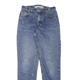 LEVI'S Womens Relaxed Tapered Denim Medium Blue W28 L32 Classic Cotton Zip Jeans