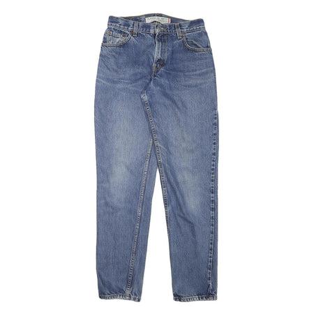 LEVI'S Womens Relaxed Tapered Denim Medium Blue W28 L32 Classic Cotton Zip Jeans