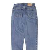LEVI'S Womens Relaxed Tapered Denim Medium Blue W28 L32 Classic Cotton Zip Jeans