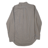 RALPH LAUREN Mens Blue & Orange Check Shirt M Button Down Classic Fit