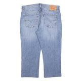 LEVI'S 514 CLASSIC Mens Jeans Blue Classic Straight Denim Medium W36 L24 Zip