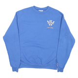 CHAMPION Mens Blue Flashes Football Crew Neck M Cotton Blend Sweatshirt