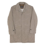 CANALI Mens Beige Classic Jacket M Polyester Plain Button Fastening Elegant