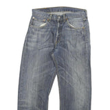 LEVI'S 501 Mens Jeans Blue Regular Straight Denim Medium W30 L27 Classic Button