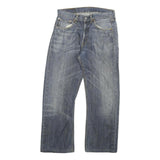 LEVI'S 501 Mens Jeans Blue Regular Straight Denim Medium W30 L27 Classic Button