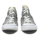 CONVERSE Chuck Taylor All Star Womens High Top Trainers Silver Canvas UK 9.5
