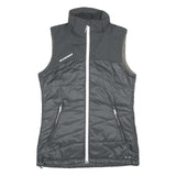 MAMMUT Womens Black Jacket S Polyester Blend Plain Lightweight Zip Outdoor Vest