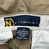Nautica Cargo Cargo Shorts - 31W 12L Brown Cotton