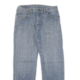 LEVI'S 505 Mens Jeans Blue Regular Straight Denim Light W33 L30 Classic Fit Zip
