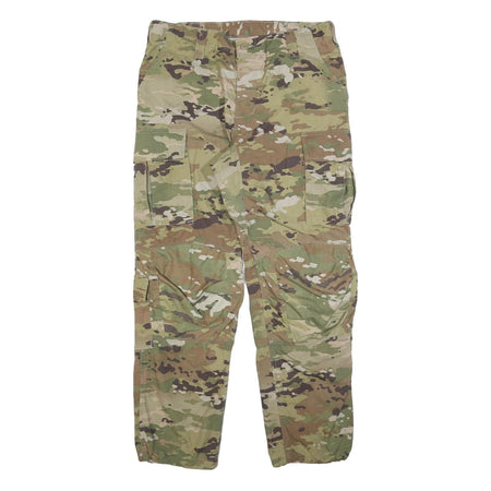 INSECT REPELLENT APPAREL Mens Cotton Blend Camouflage Regular Cargo Trousers W36
