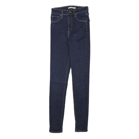 LEVI'S Womens Jeans Blue Slim Skinny Denim Medium W23 L29 Stretch Zip