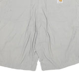 CARHARTT Womens Shorts Light Grey Casual L W32 Practical Pocket Design
