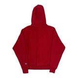 Reverse Weave Champion Hoodie - Small Red Cotton