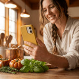 Honey iPhone 15 Case - Lifestyle photo showing phone case in use