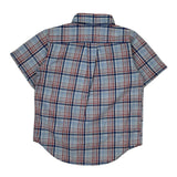 Age 4 Ralph Lauren Checked Short Sleeve Shirt - XS Blue Cotton