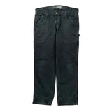 Carhartt Carpenter Trousers - 35W 30L Black Cotton